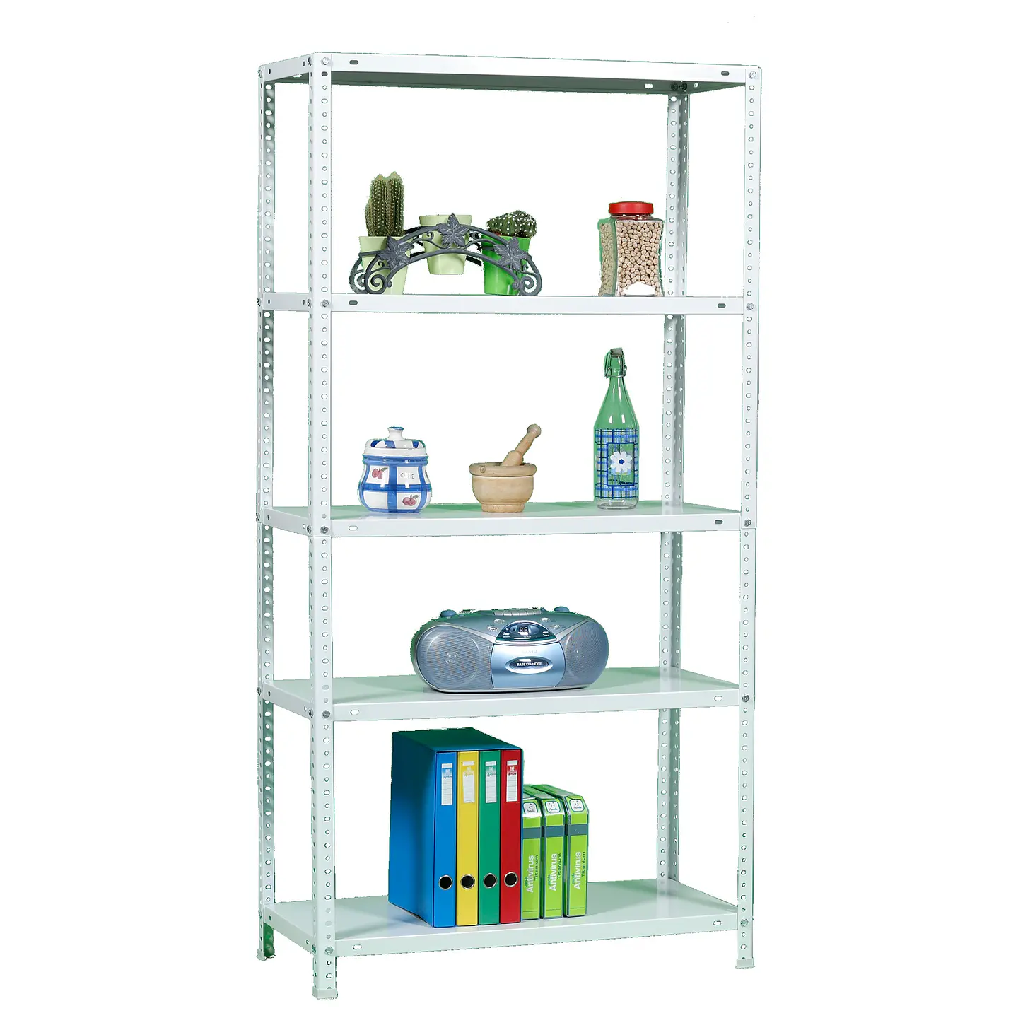 Estanteria Metalica Advantage Mini 5/300 Blanco 7