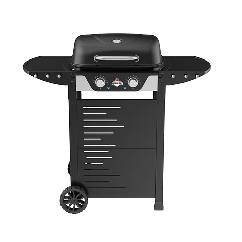 Parrilla Electrica 2 Tubos Calefactores Manhattan Black