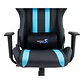 Silla Gamer Furious Negro /Azul - Miniatura 10