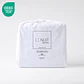 Sábanas 2 Plazas 100% Algodón 200 Hilos Essentials  Liso Blanco - Miniatura 3