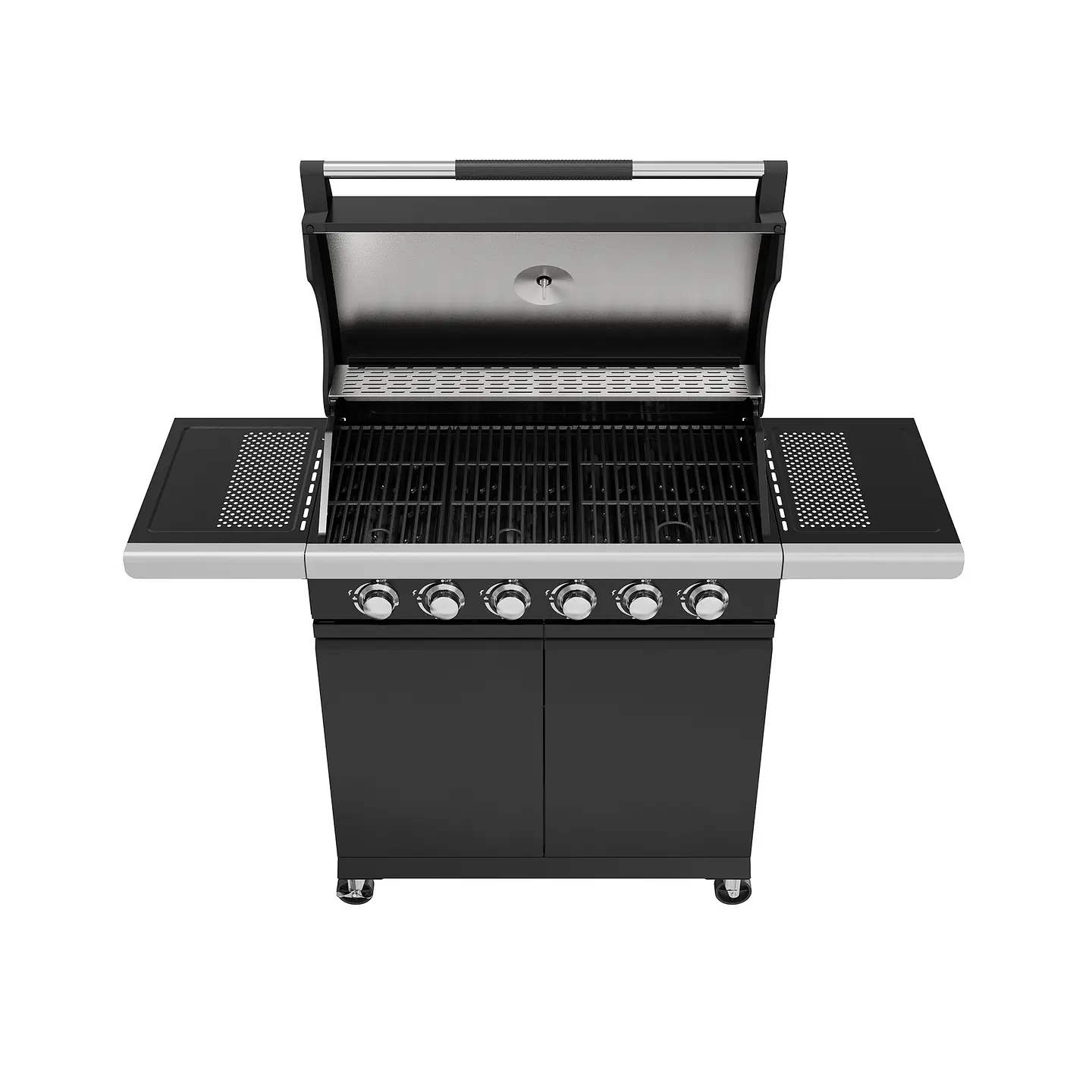 Set Parrilla a Gas 6 Quemadores Texas Black + Funda XL 3