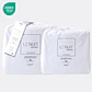 2 Sábanas 2 Plazas 100% Algodón 200 Hilos Essentials Liso Blanco - Miniatura 1