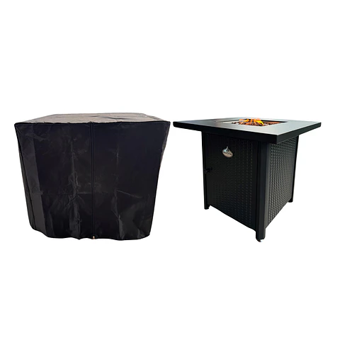 Funda Mesa de Fuego Terraza QUARE NEGRA