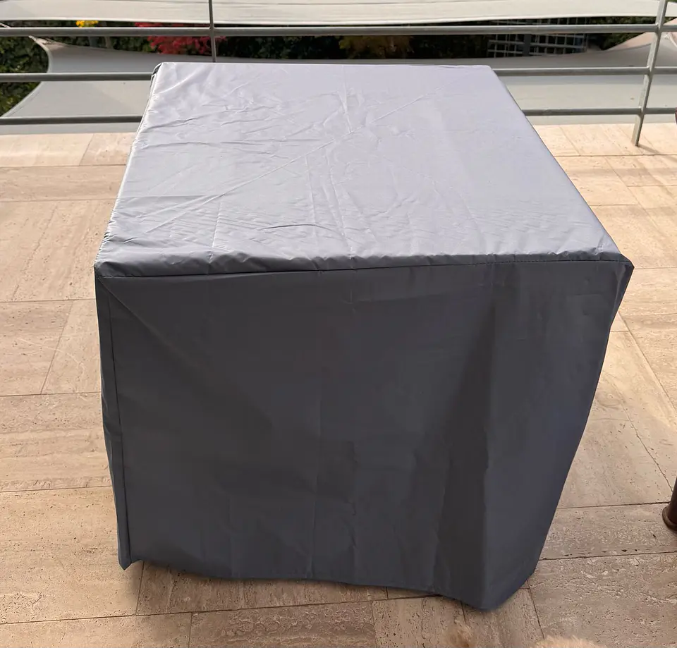 Funda Mesa de Fuego Terraza QUARE GRIS 4