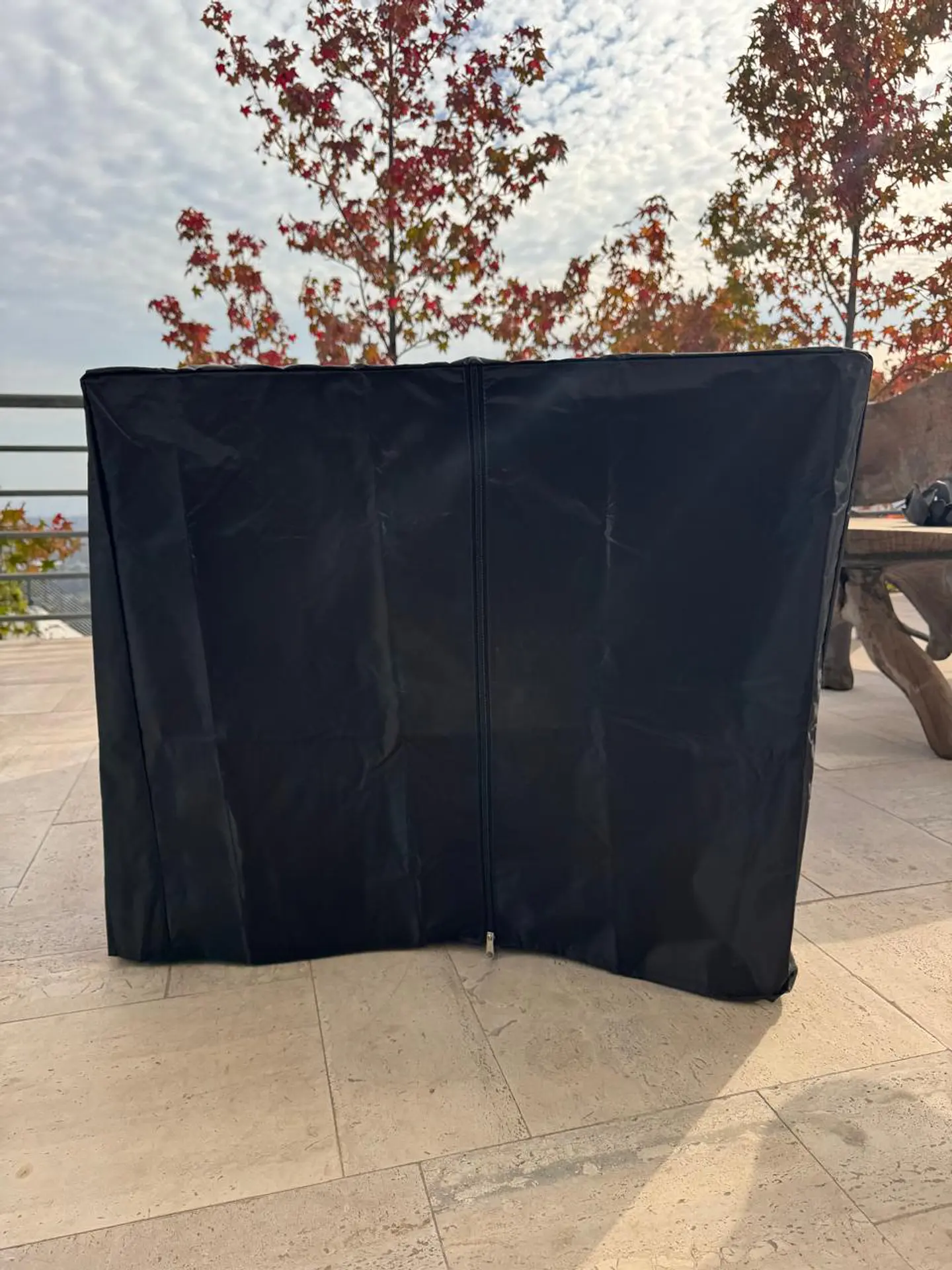 Funda Mesa de Fuego Terraza QUARE NEGRA 5