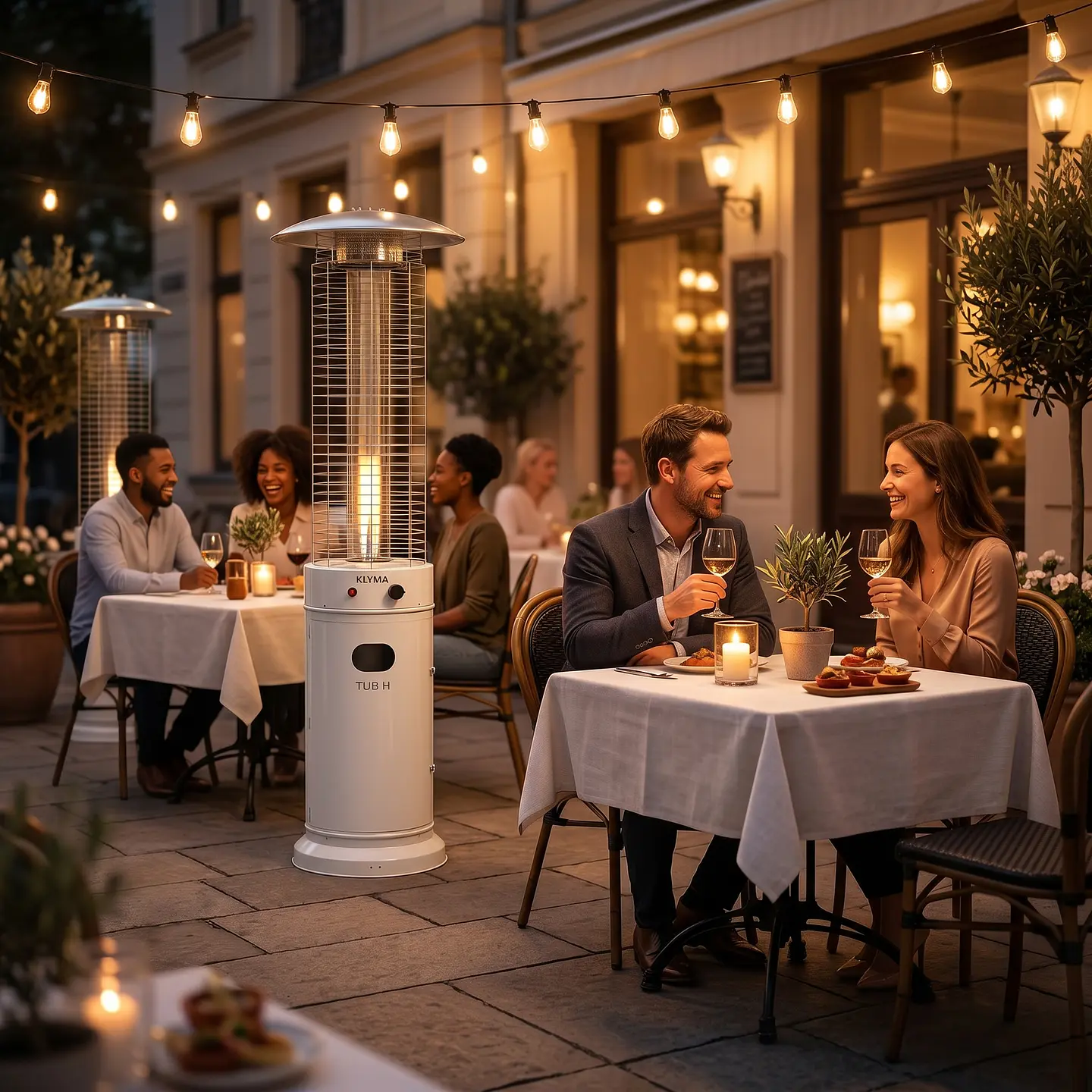 Estufa a Gas Exterior TUB Inox/W Terraza Patio Jardín 6