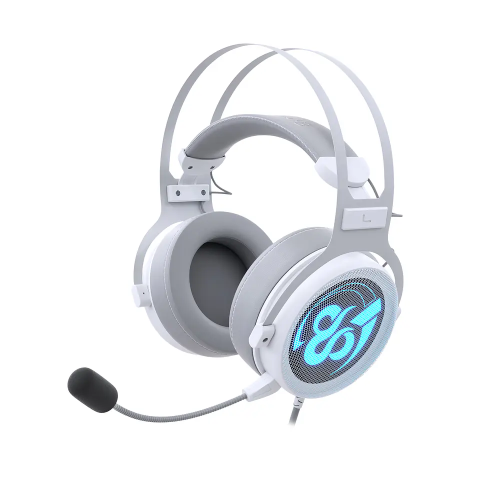 Audifono Gamer 7.1 RGB  Kimera V2 Ivory 1