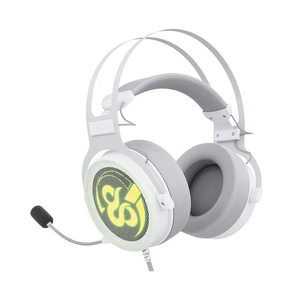 Audifono Gamer 7.1 RGB  Kimera V2 Ivory 5