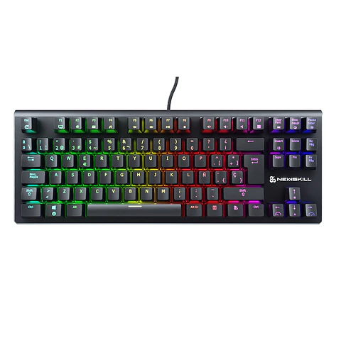 Teclado Gamer Negro Serike TKL-RGB Switch Outemu Red