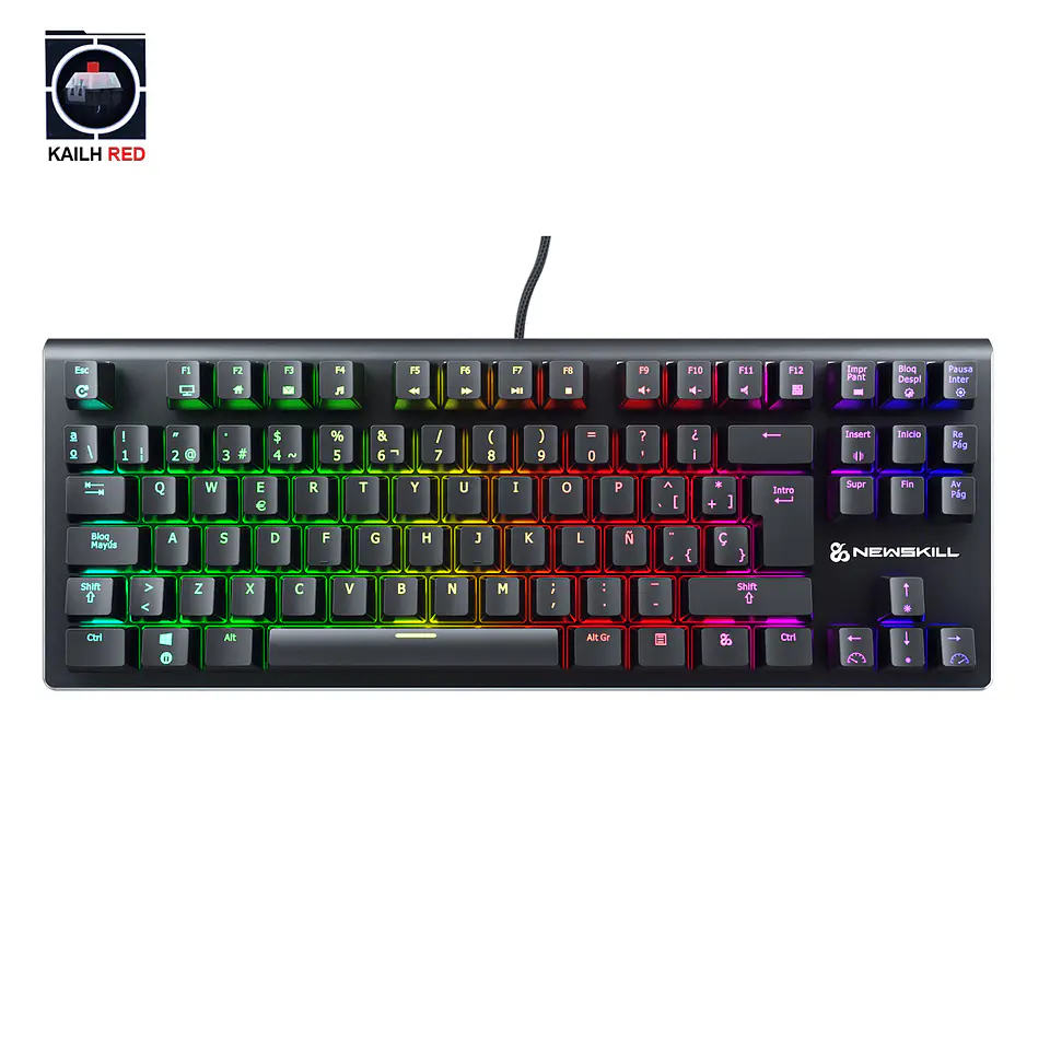 Teclado Gamer Negro Serike TKL-RGB Switch Outemu Red 6