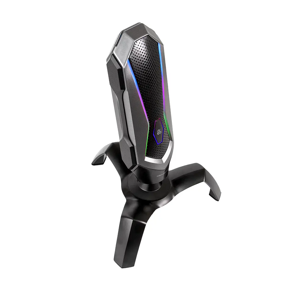 Microfono Gamer Profesional RGB Agni  Black Gray 2
