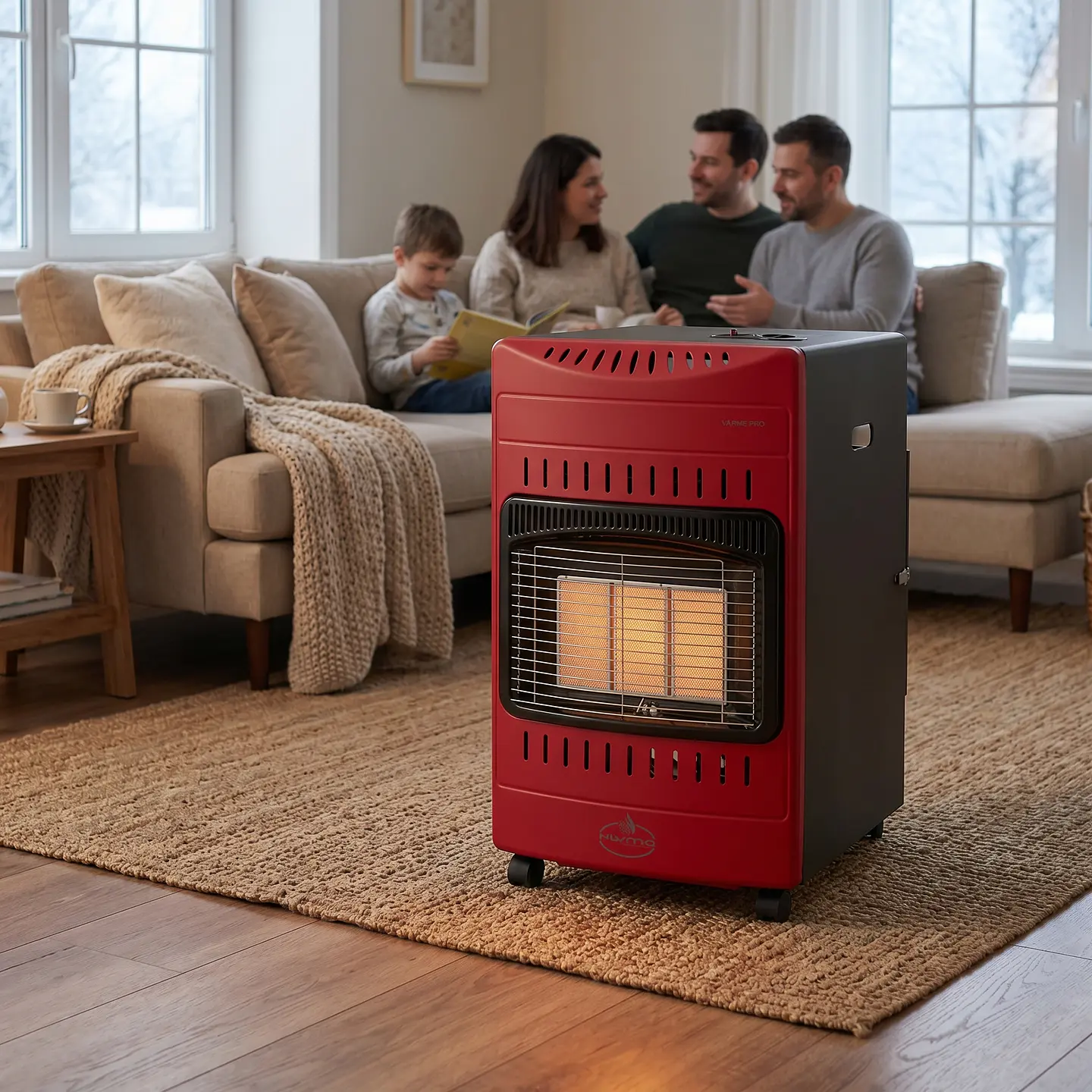 Estufa a Gas Interior 15 Kg 4,2 Kw VARME PRO Red 9