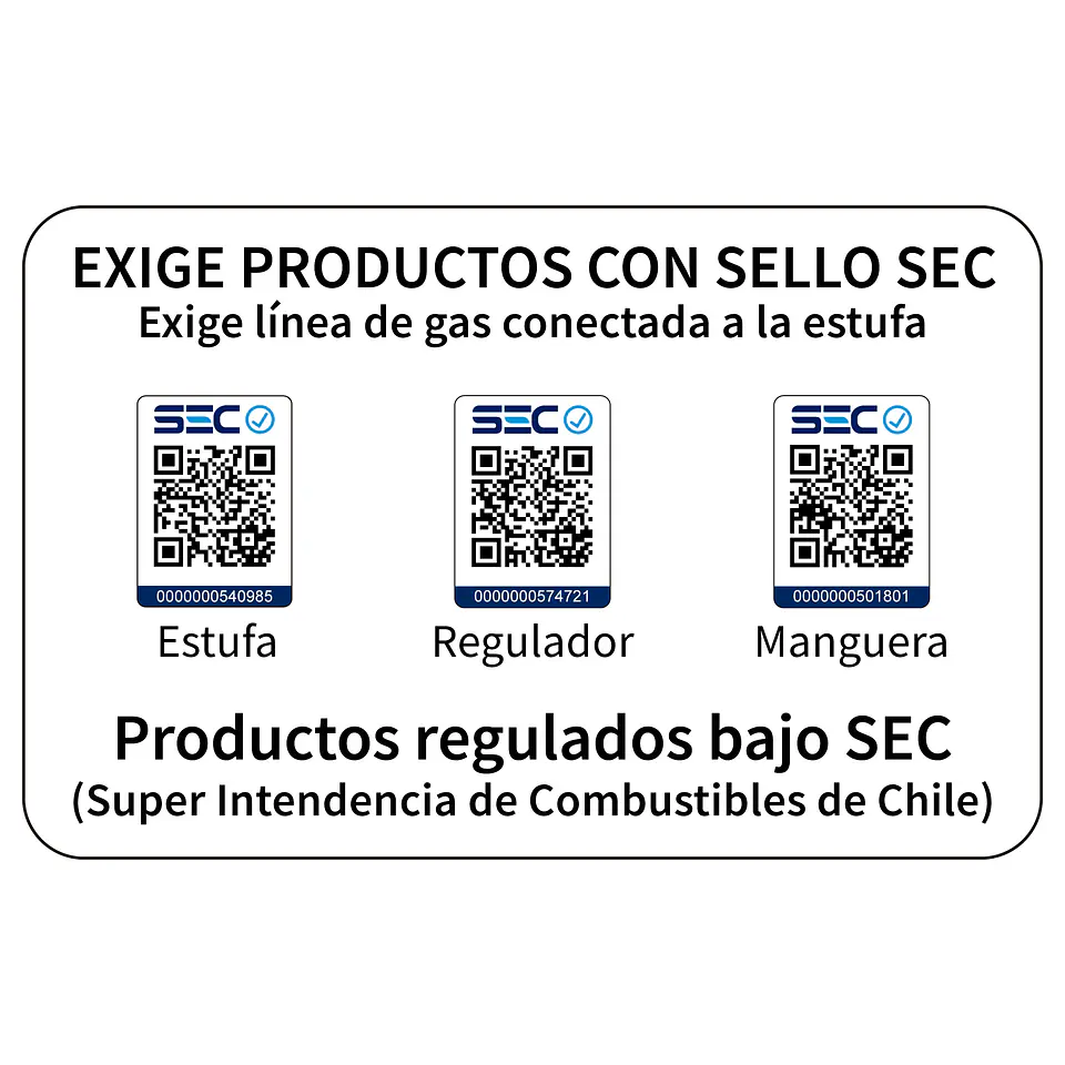 Estufa a Gas Interior 15 Kg 4,2 Kw VARME PRO Red 10