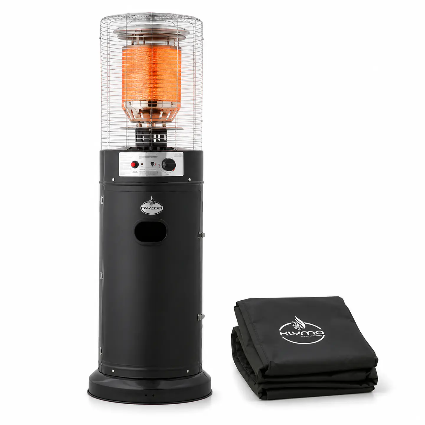 Estufa a Gas Exterior CILDRO LW  1.35 Black + Funda Terraza Patio Jardín 1