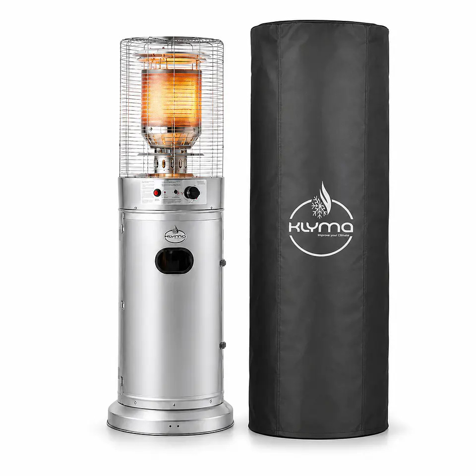 Estufa a Gas Exterior CILDRO LW  Inox + Funda Terraza Patio Jardín 3