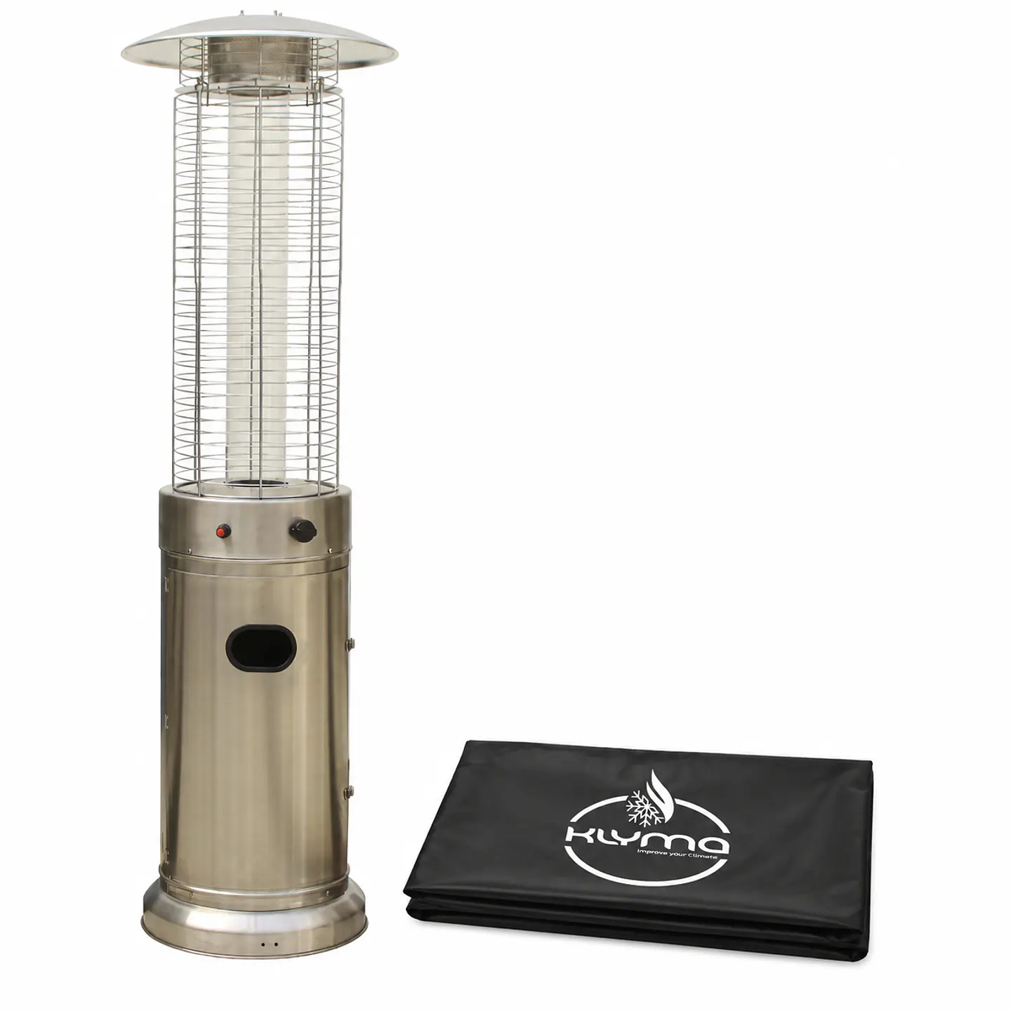 Estufa a Gas Exterior TUB  Inox + Funda Terraza Patio Jardín 1