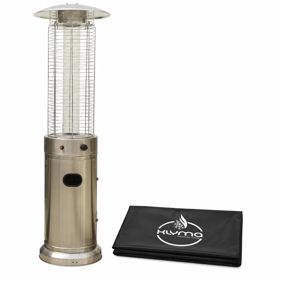 Estufa a Gas Exterior TUB  Inox + Funda Terraza Patio Jardín 1