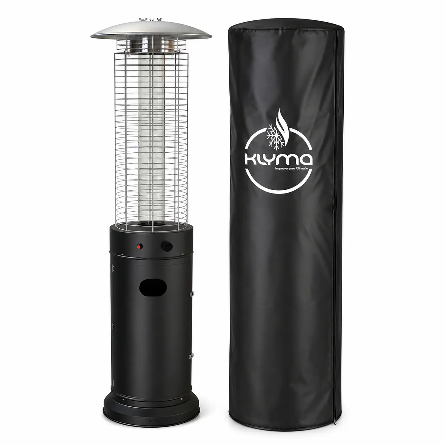 Estufa a Gas Exterior TUB  Black + Funda Terraza Patio Jardín 3