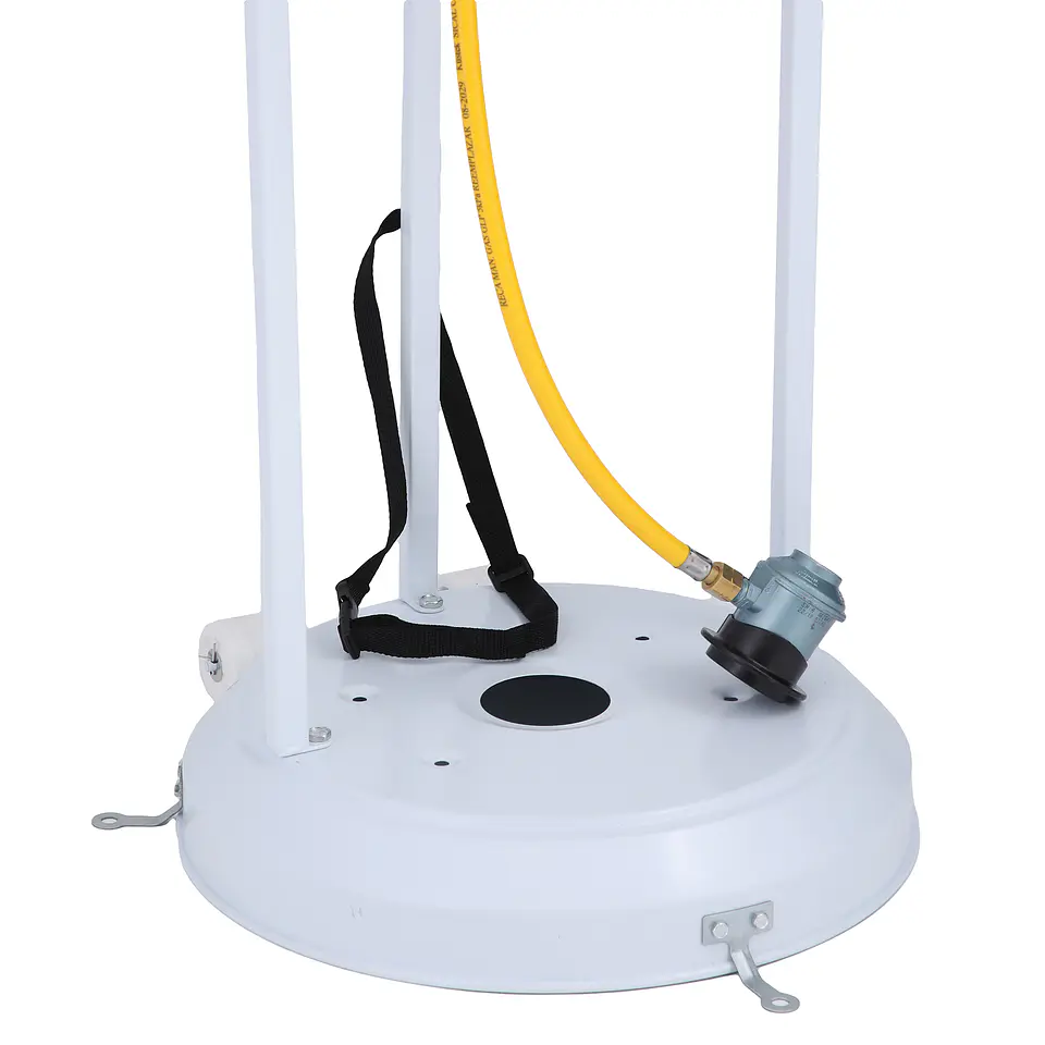 Estufa a Gas Exterior SETAX White + Funda Terraza Patio Jardín 7