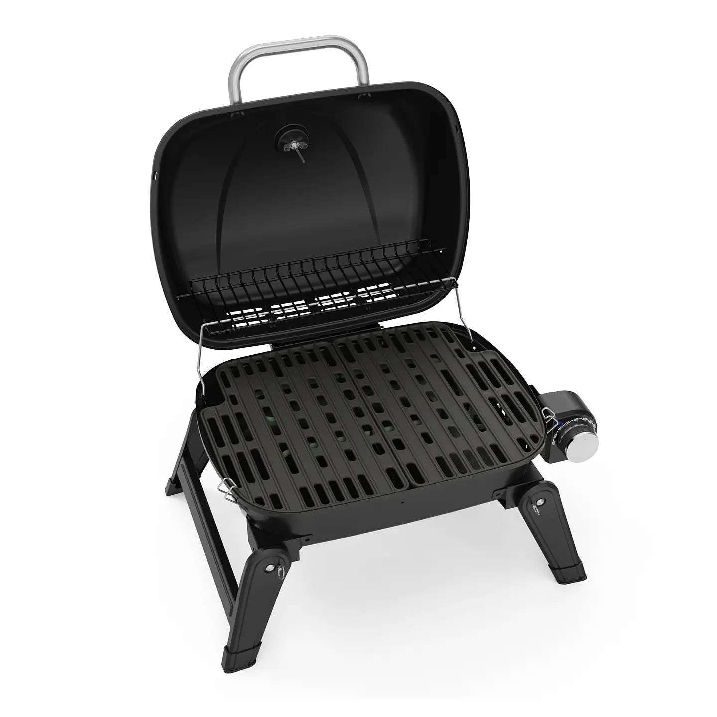 Parrilla Exterior -Interior Eléctrica E1B Aspen Black + Funda EXXS  4