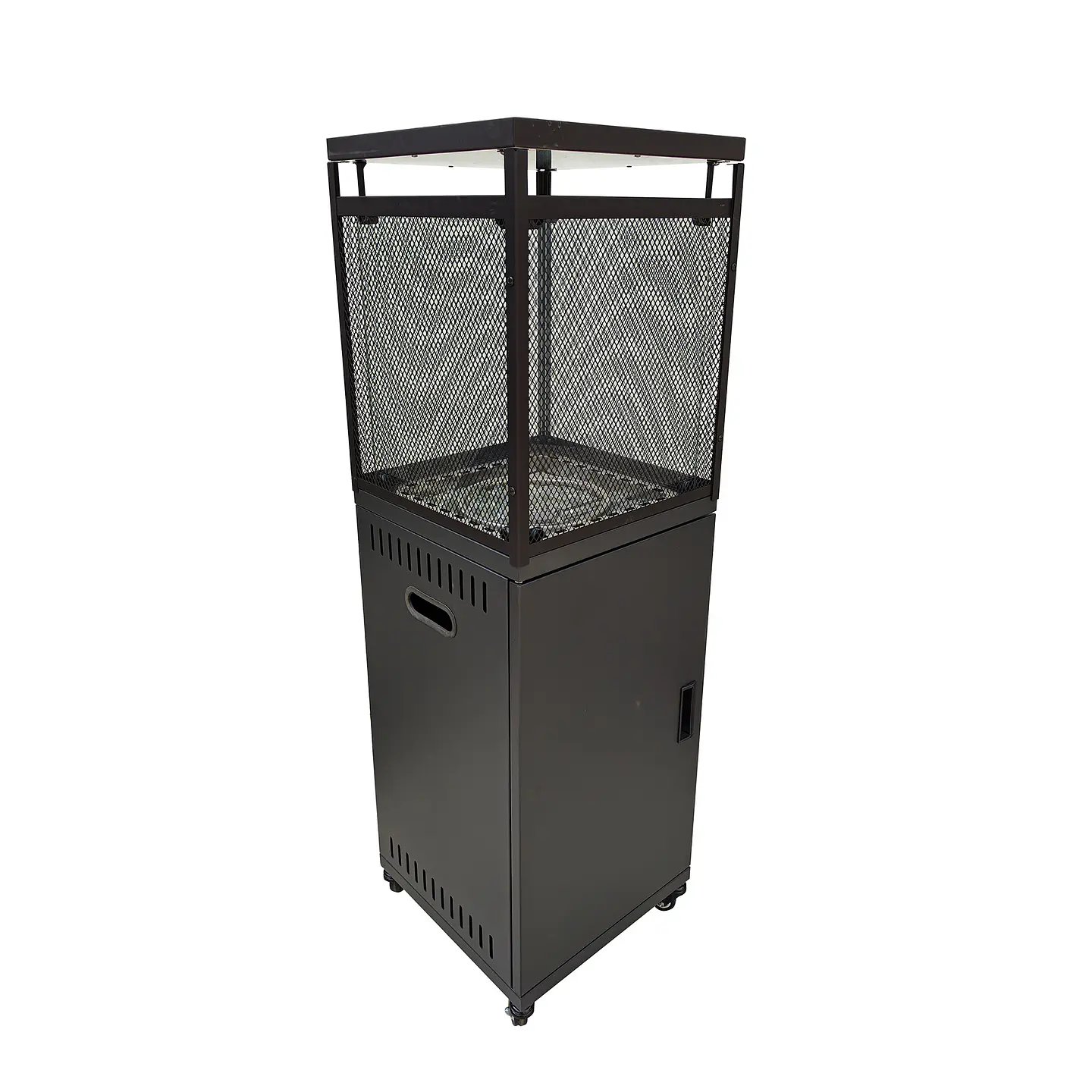 Estufa a Gas Exterior VULKAN Black + Funda Terraza Patio Jardín 4