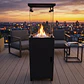 Estufa a Gas Exterior VULKAN Black + Funda Terraza Patio Jardín - Miniatura 6
