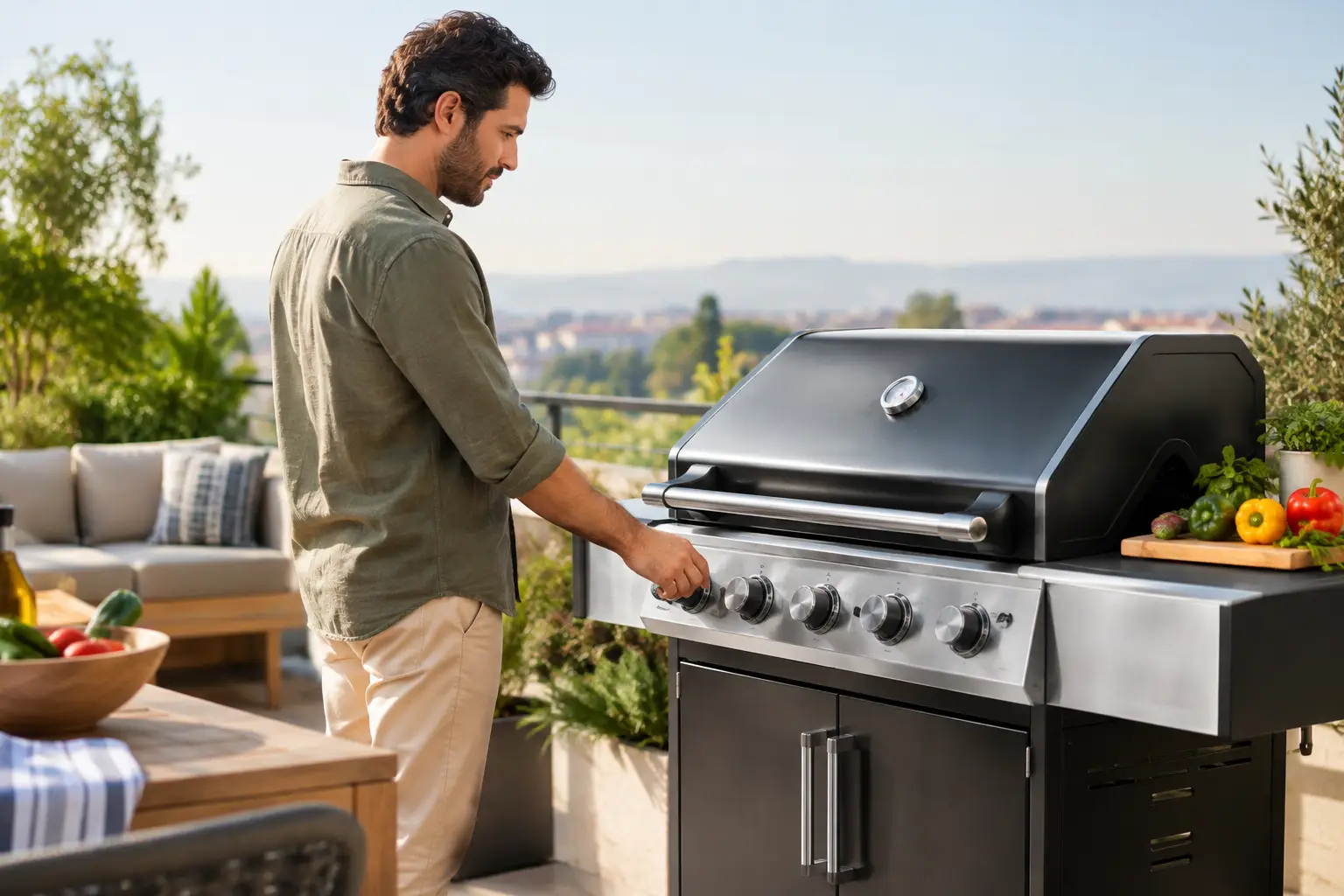 Cómo elegir parrilla a gas para tu terraza
