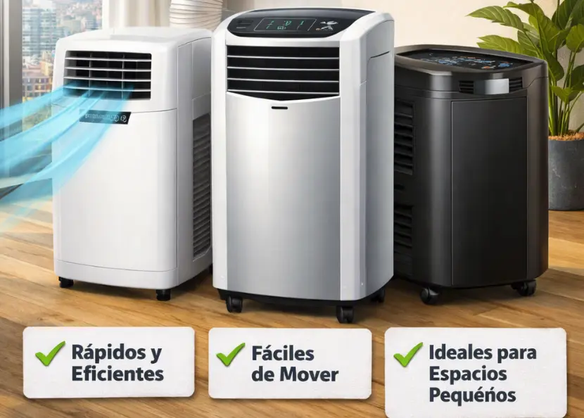 Mejores aires acondicionados portátiles para departamentos y casas en Chile