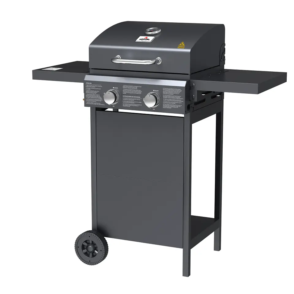 Parrilla a Gas American Grill Dallas 2B Black 2 Quemadores 7