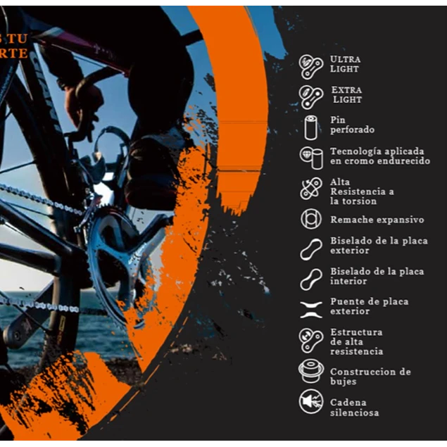 Cadena PYC 11v Ebike