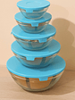 Set Bowls Metálicos + Set bowls de vidrio  - Miniatura 2