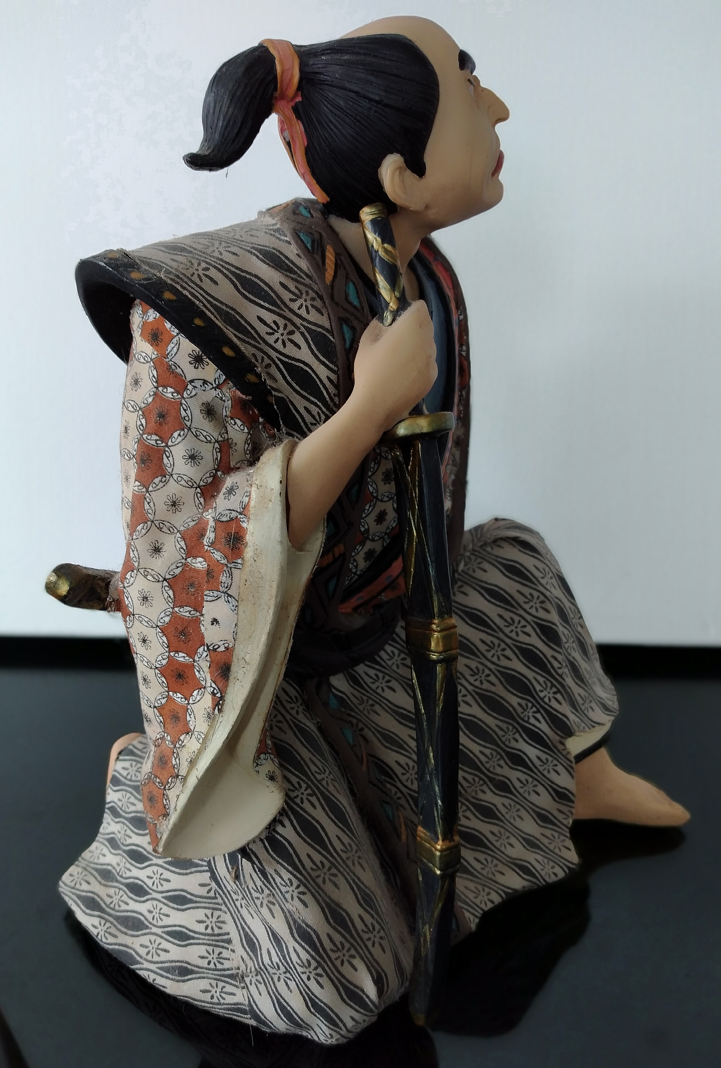 Escultura guerreiro samurai 2