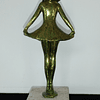 Figura feminina arte déco 