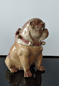 Caixa em faiança, representando pug - Thumbnail 2