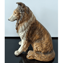 Estatueta cão collie