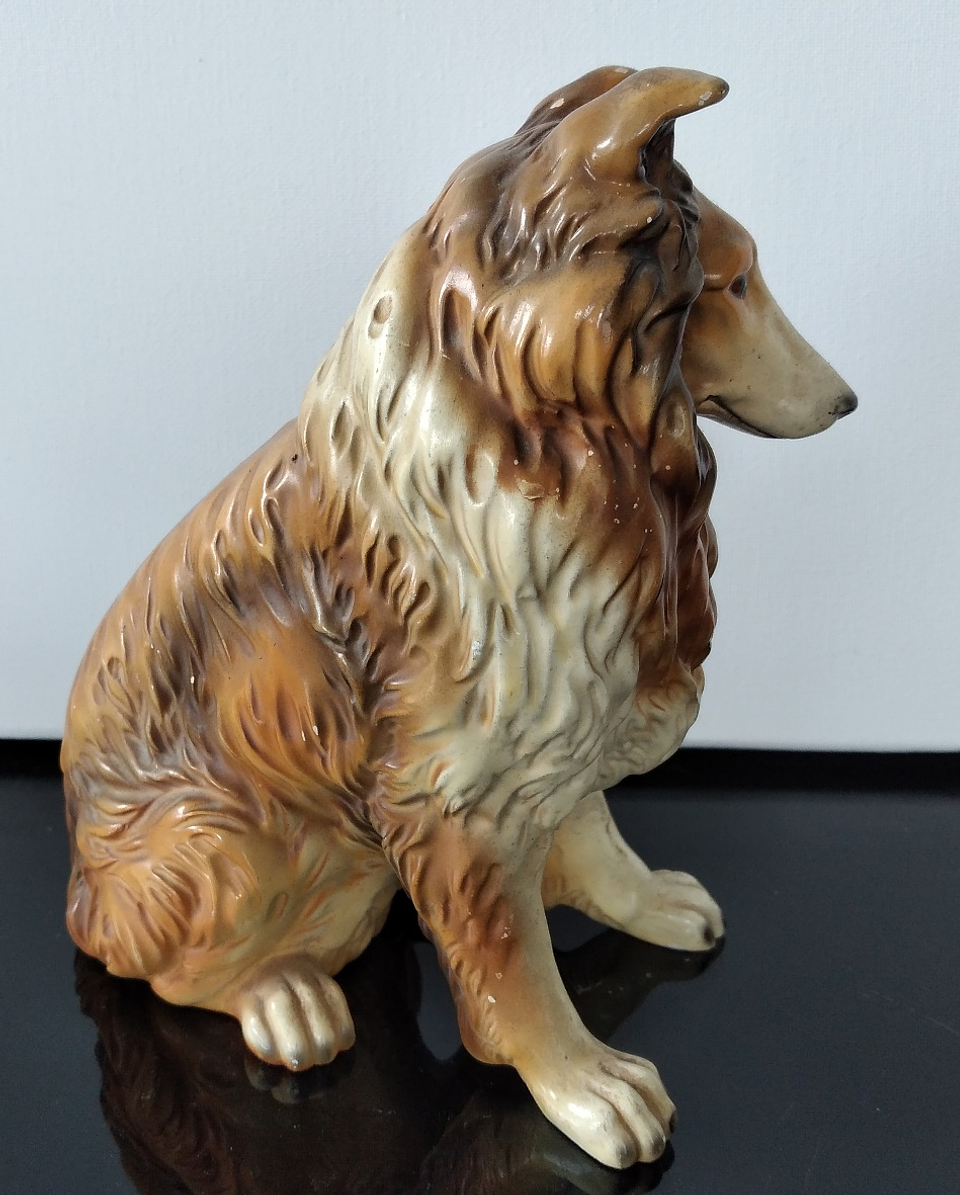 Estatueta cão collie 4