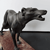 Escultura art déco cão 