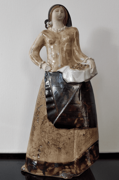 Escultura em porcelana 