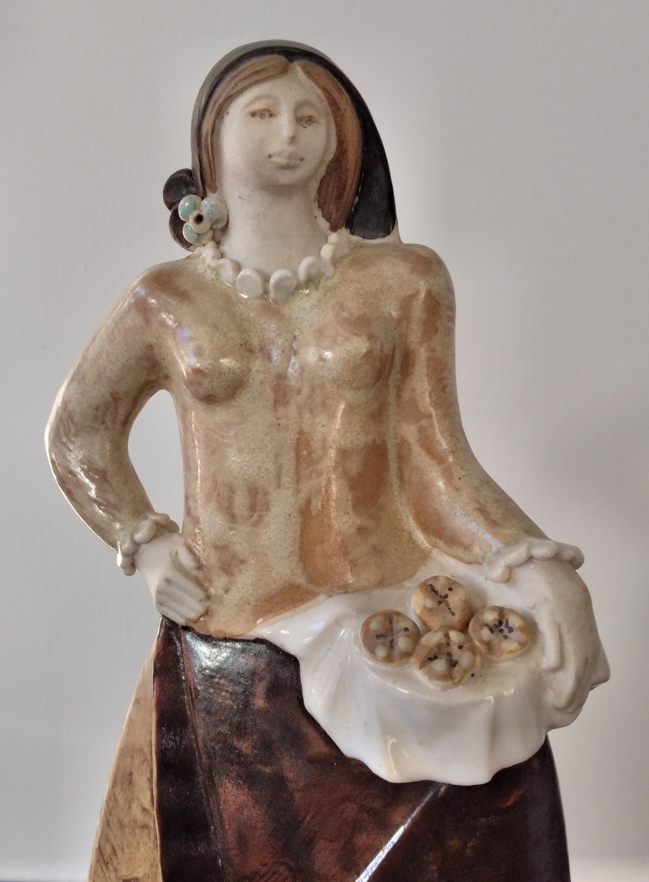 Escultura em porcelana 