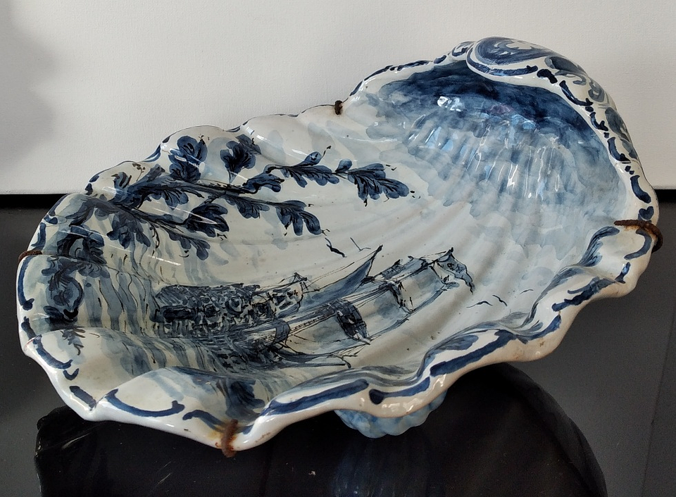 Concha em faiança de Delft 2