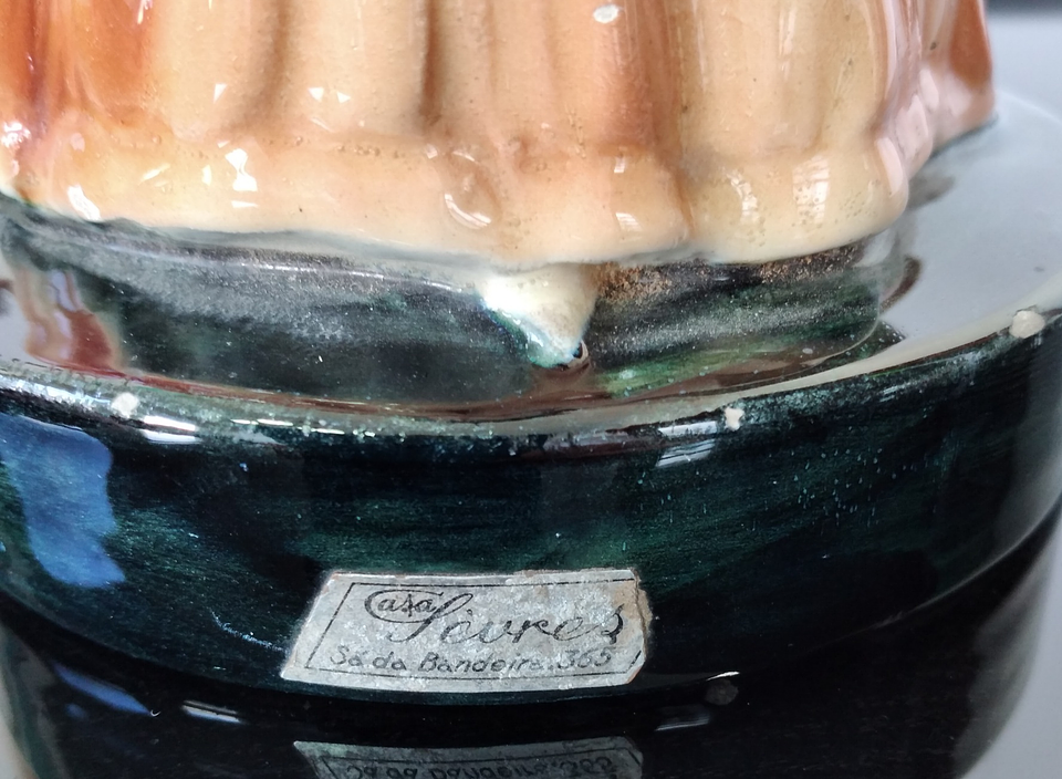 Estatueta em faiança, arte Déco  6