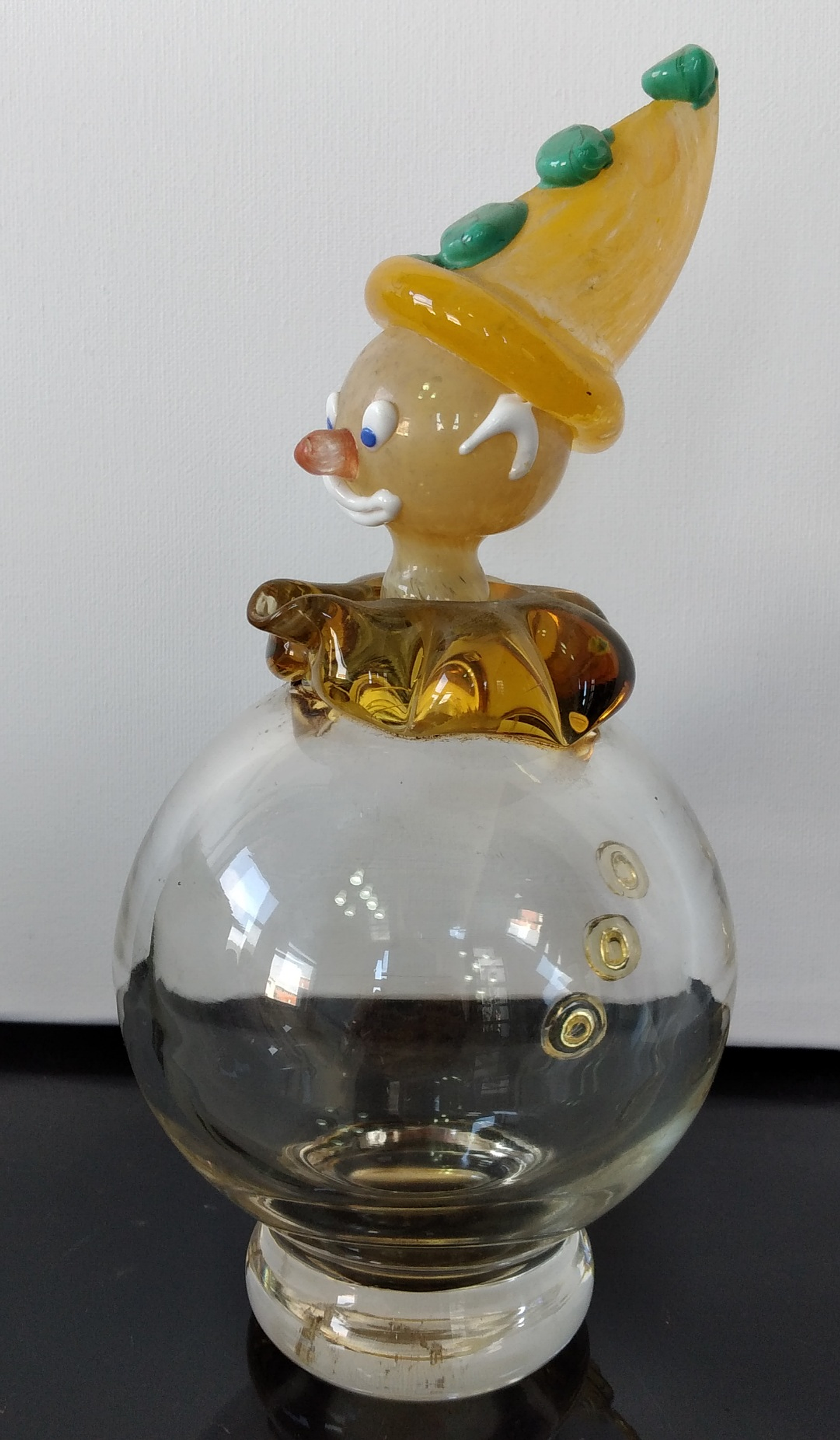 Frasco palhaço de murano 2