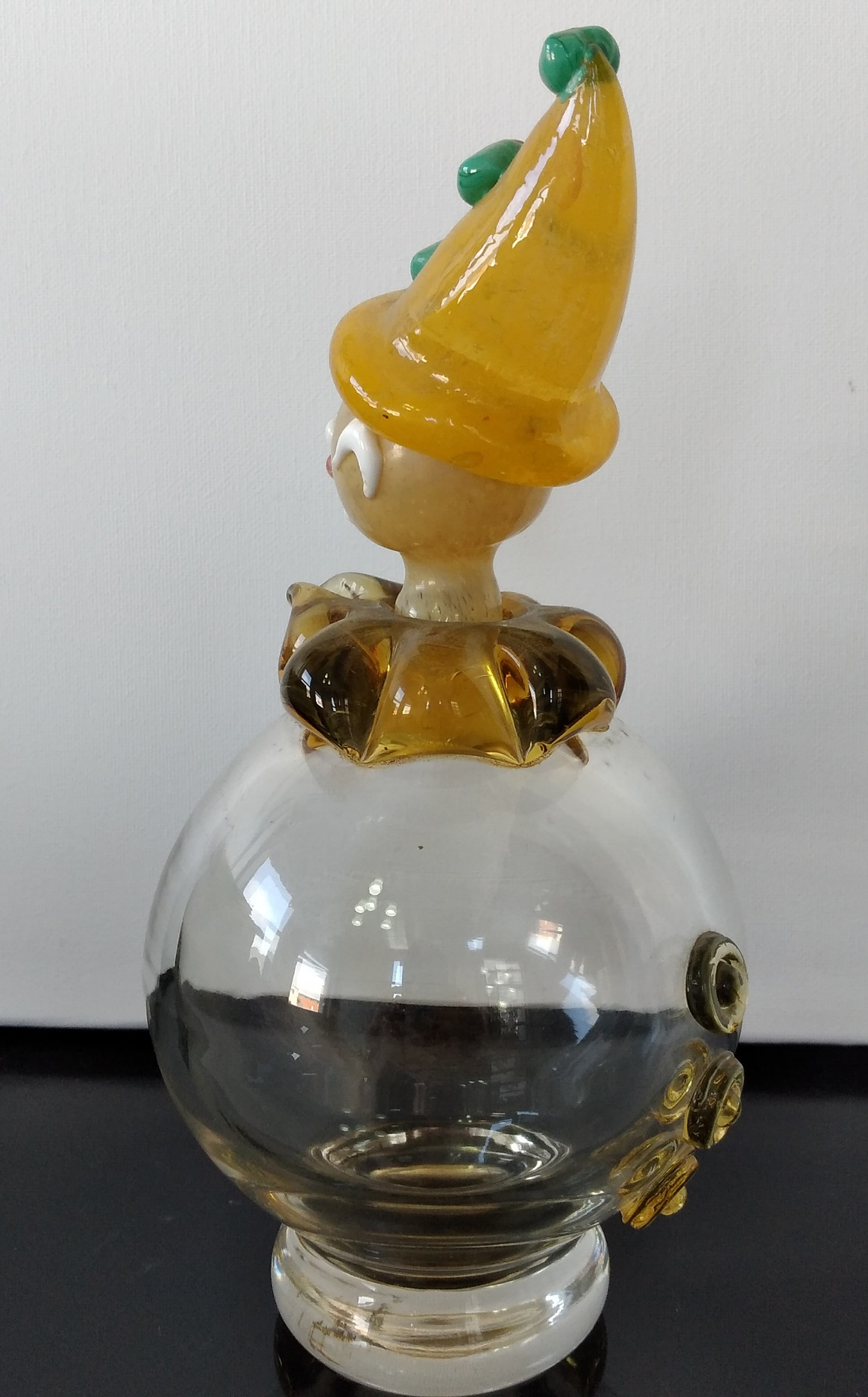 Frasco palhaço de murano 3