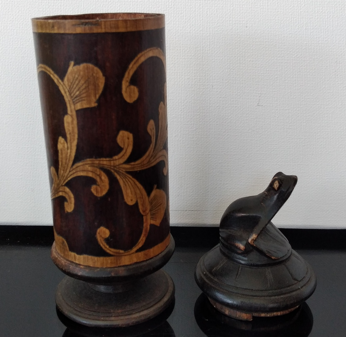 Tabaqueira com marqueterie 4