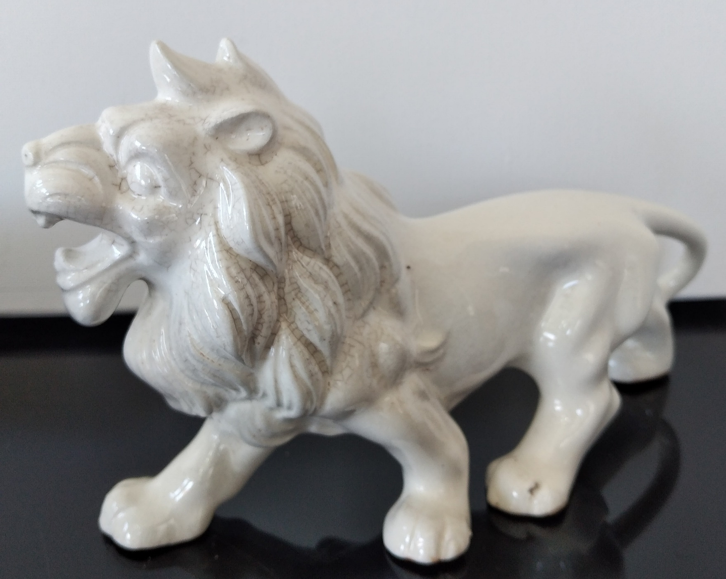 Casal de leões - faiança  3