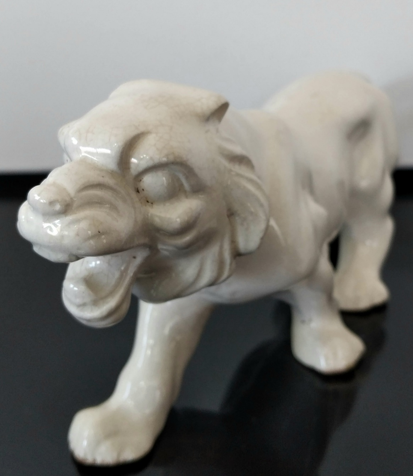 Casal de leões - faiança  6