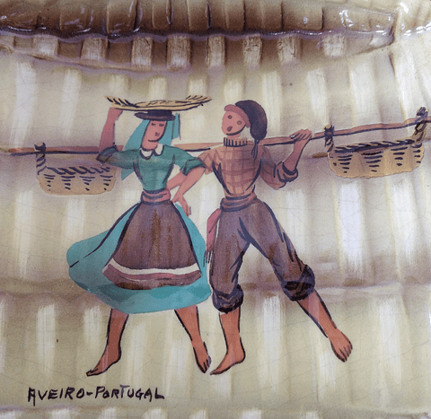 Cesta em faiança Aleluia