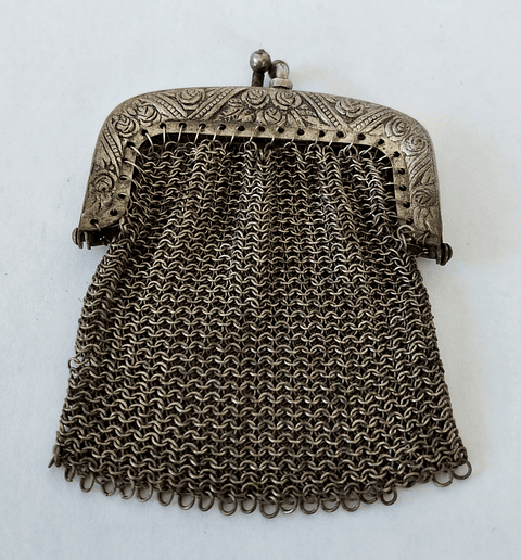 Porta moedas em malha