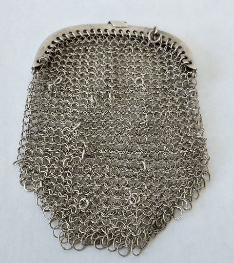 Porta moedas em malha 