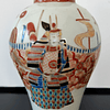 Antigo vaso japonês 